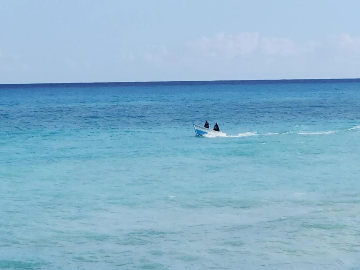 Beachfront Apartment, Quiet 4 Beds, 1 Bath, Ac, Wi-Fi, Hot Water, In Paraiso Near Los Patos Dominicaanse Republiek